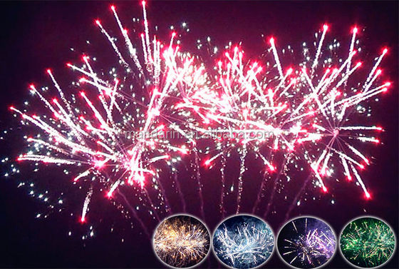 I fuochi d'artificio professionali della pirotecnica di saluto visualizzano 100  colpi 1.3g Un0335